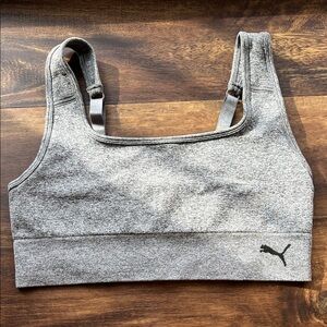 Puma Heathered Gray Sports Bra